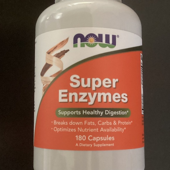 NOW Foods Digestive Enzymes Ox Bile Pancreatin 180 Caps Exp2027 Sealed - Picture 1 of 5